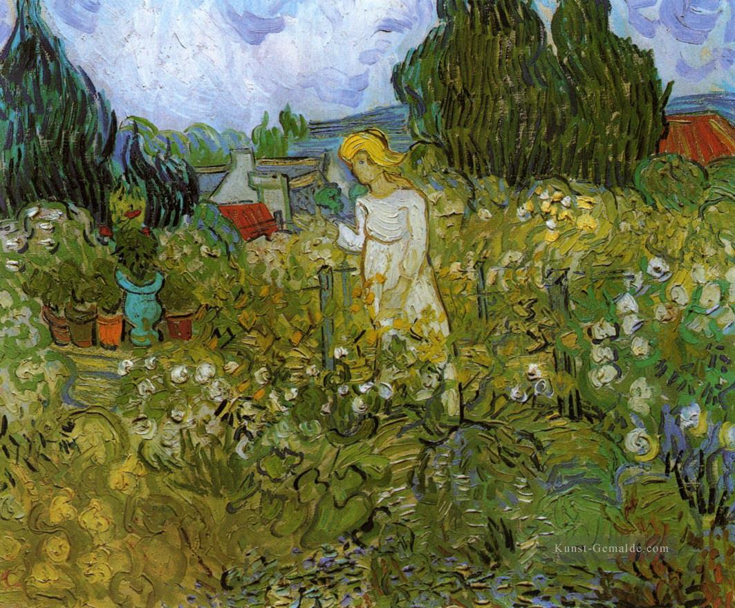 Mademoiselle Gachet in ihrem Garten in Auvers sur Oise Vincent van Gogh Ölgemälde